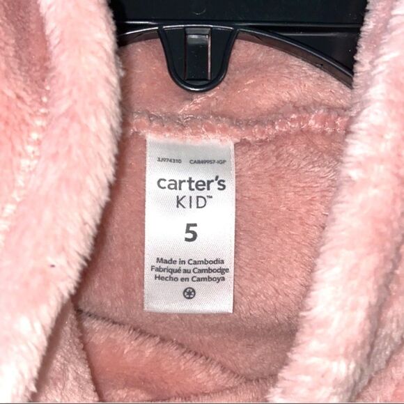 Carter’s Pink Super Soft Fuzzy Pullover Size 5 - Picture 6 of 7